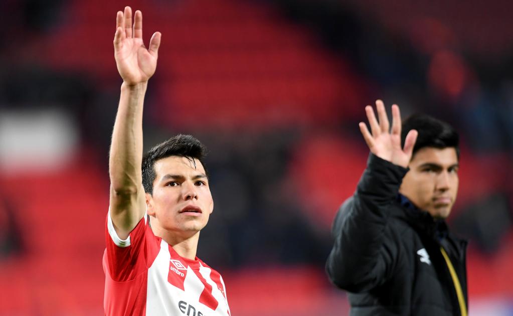 Hirving Lozano y Erick Gutiérrez anotan en goleada del PSV