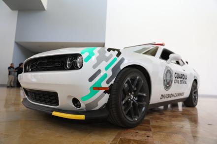 Challenger, Camaros y Mustang, así serán los poderosos vehículos de la Guardia Civil de Caminos de SLP