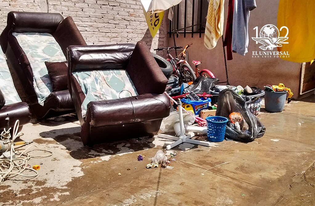 Crónica. La lluvia se llevó su patrimonio