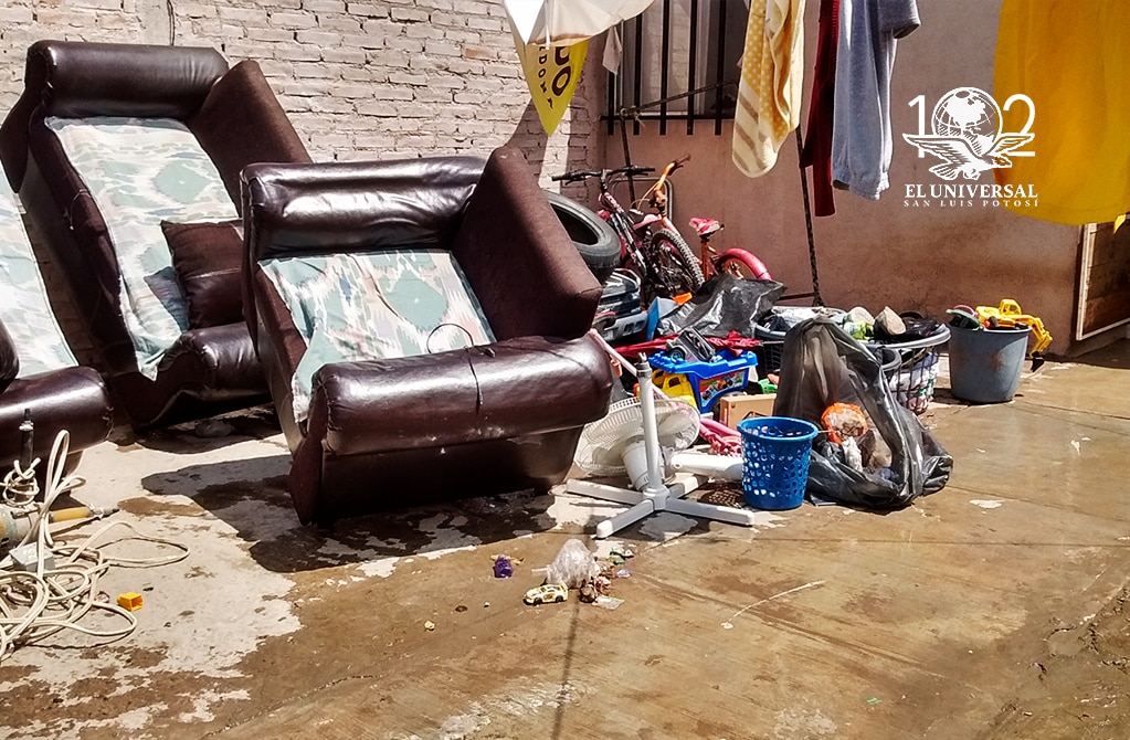 Crónica. La lluvia se llevó su patrimonio