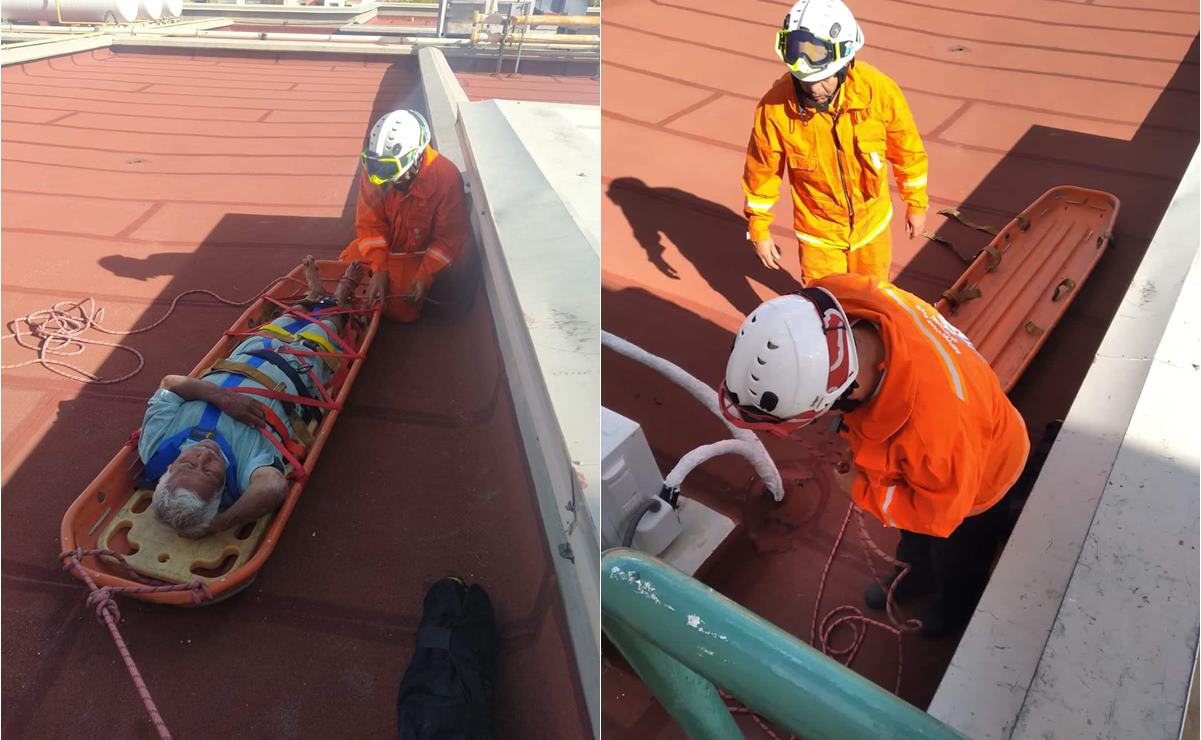 Cae paciente a desnivel del Hospital General de Soledad; se reporta estable 