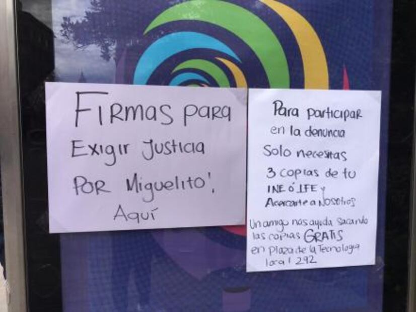 Protestan frente al Congreso, piden #JusticiaParaMiguel