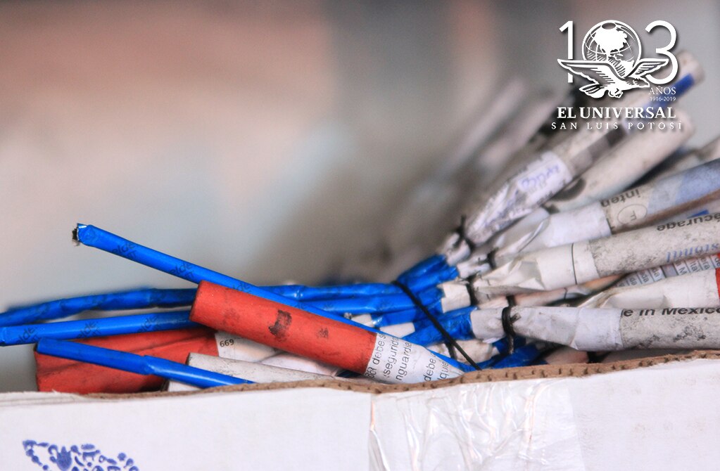 Autoridades decomisan pirotecnia ilegal 