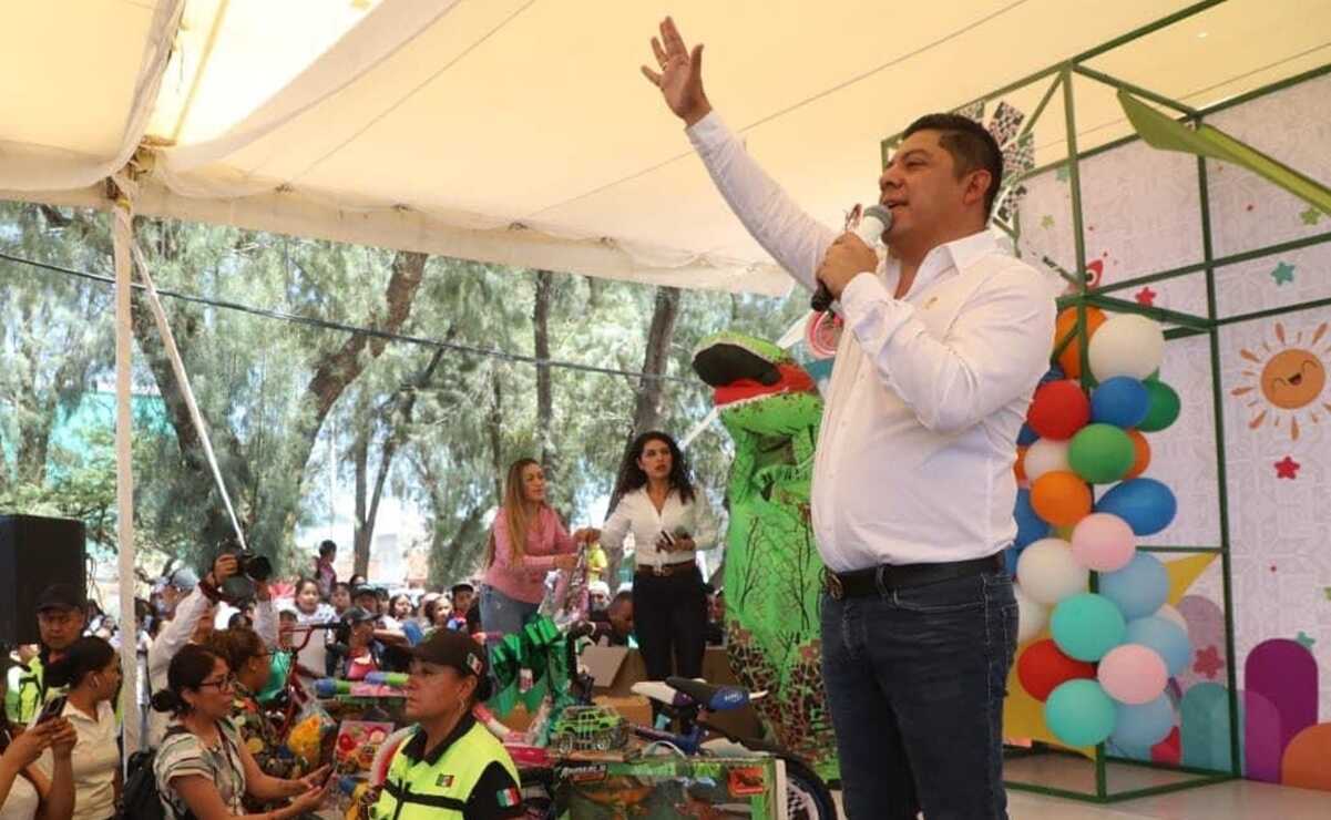 Anuncia Ricardo Gallardo construcción de nuevo colector pluvial en Soledad. Foto: Especial