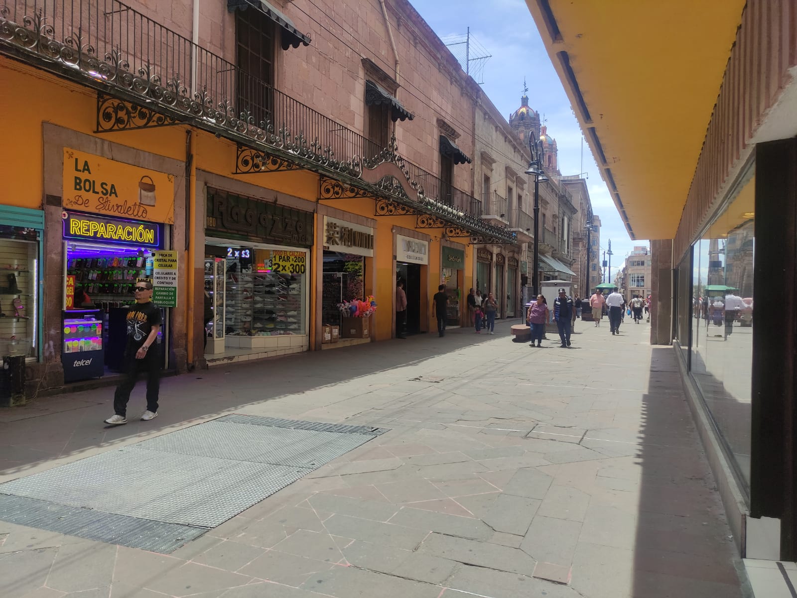El andador peatonal de SLP recorre parte del Centro Histórico