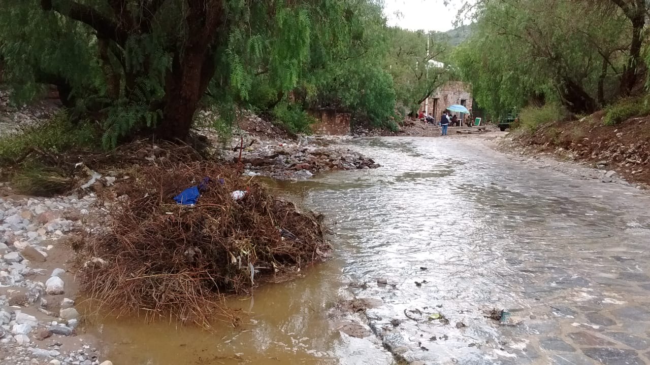 Tromba arrasa con medio centenar de vehículos en Cerro de San Pedro