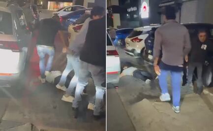 Hijo del alcalde de SLP participa en golpiza contra un joven afuera de un antro