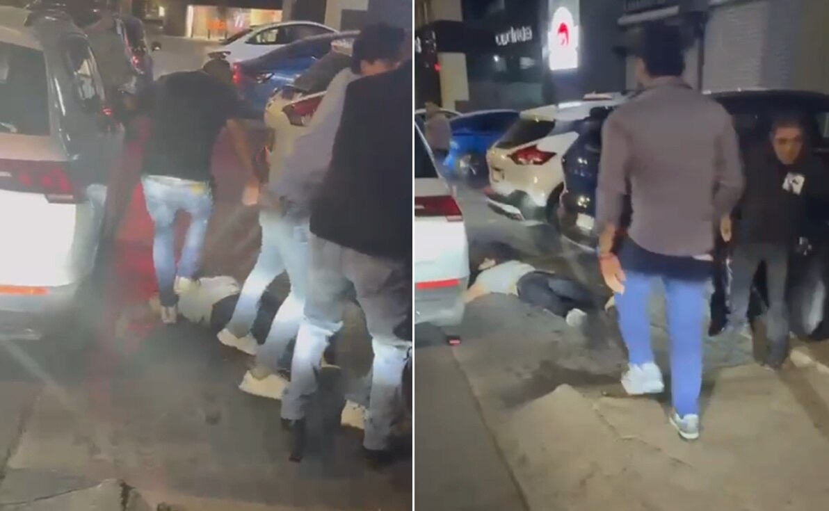 Hijo del alcalde de SLP participa en golpiza contra un joven afuera de un antro