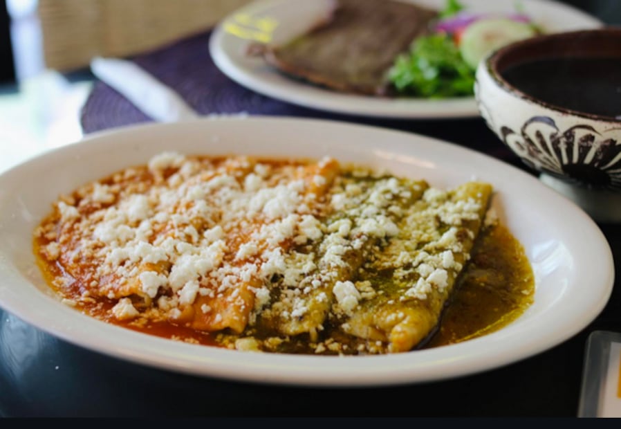 Enchiladas huastecas. Foto: IG@delicias.huastecas