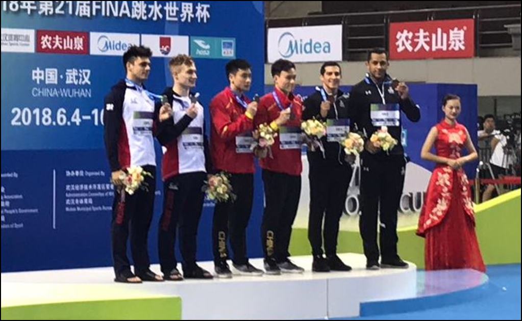 Pacheco y Ocampo dan bronce a México en Copa Mundial de Clavados