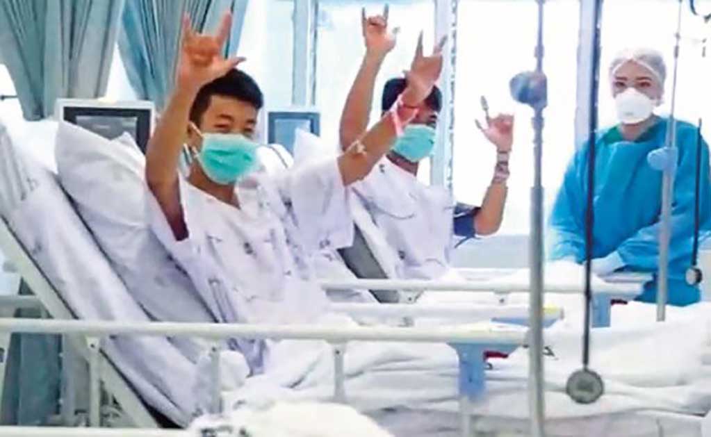 Niños rescatados de Tailandia ya se recuperan