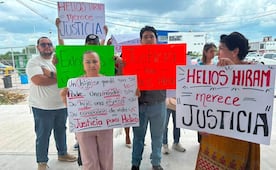 Exigen justicia para Helios Hiram, agente de la Guardia Civil fallecido en accidente en Rioverde, SLP