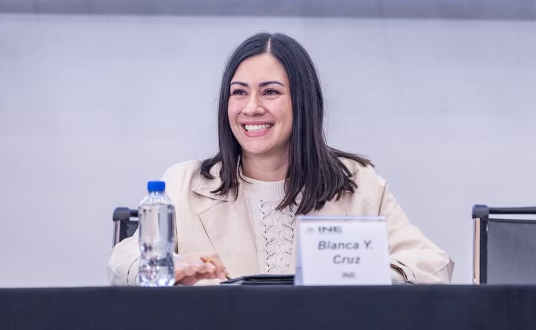 Blanca Cruz, nueva presidenta interina del INE. Foto: Yaretzy Osnaya
