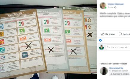 Desmienten supuesta sanción a quien tome foto de boleta electoral