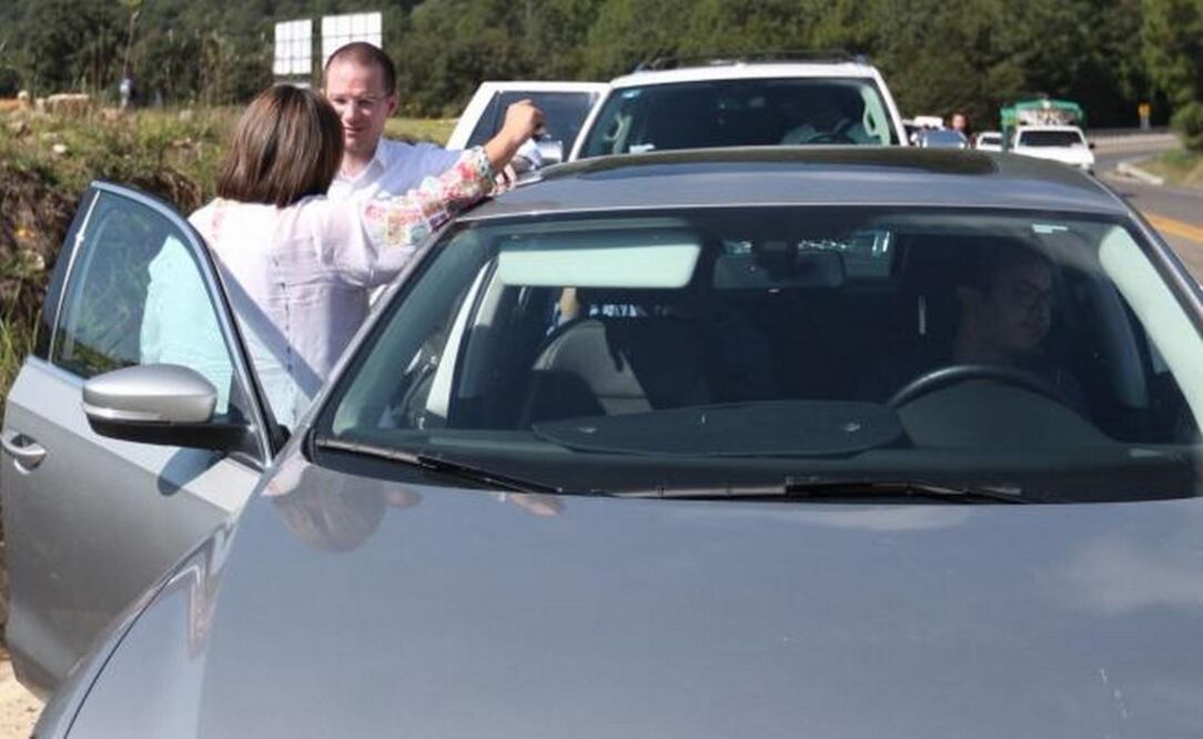 Ricardo Anaya queda atrapado en bloqueo carretero en Chiapas