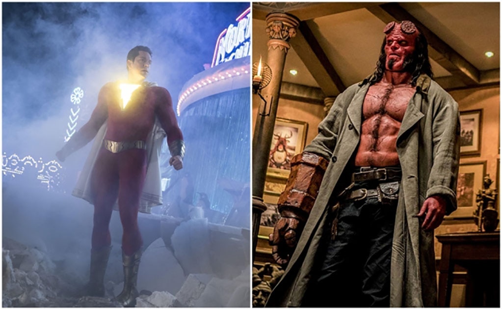 "Shazam!" electrocuta a "Hellboy" en taquilla