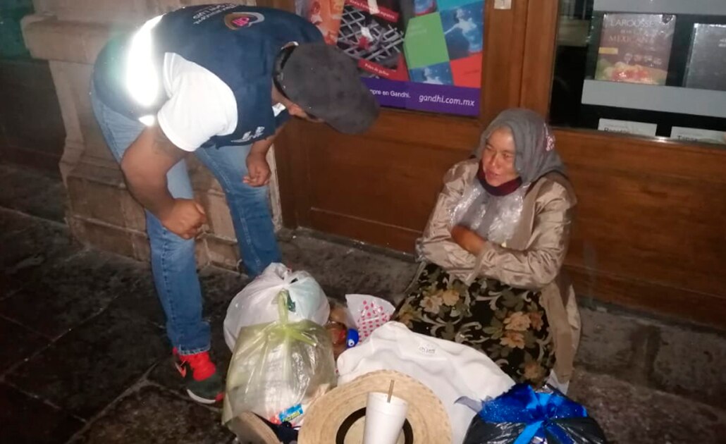 Por lluvias, DIF municipal brindó apoyo a siete indigentes en fin de semana