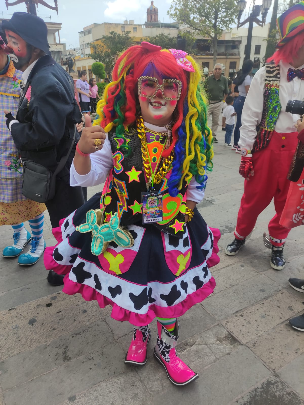 La payasita Naribolita. Foto: Jazmín Ramírez EL UNIVERSAL