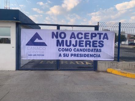 Acusaciones de misoginia vuelven a empañar renovación de dirigencia en la Canaco SLP