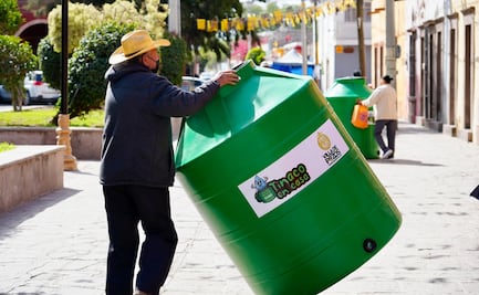 Arranca programa de entrega de tinacos en Villa de Pozos, SLP, con más de mil beneficiarios