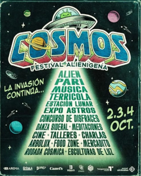 Cosmos. Festival Alienígena en SLP. Foto: arema.mx