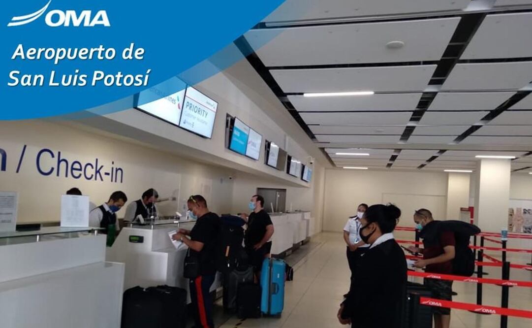 Se desploma tráfico de pasajeros del Aeropuerto Ponciano Arriaga de SLP