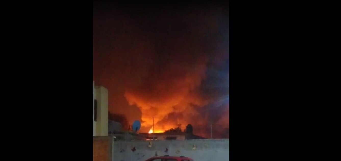 Se desata incendio en pleno año nuevo