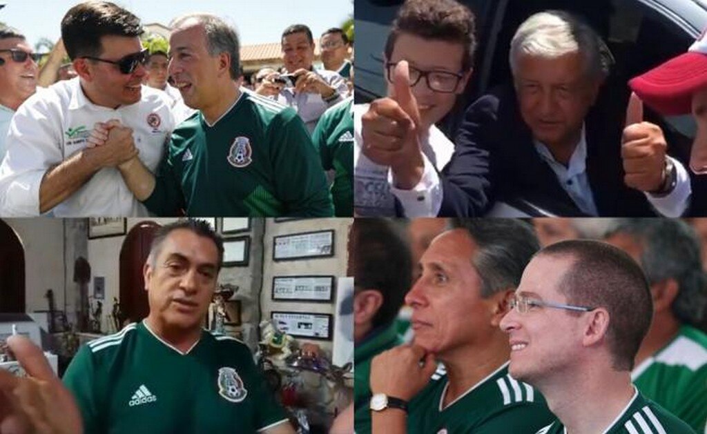 Presidenciables celebran el triunfo de la Selección en el Mundial