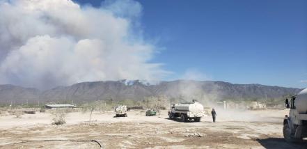 Controlado al 50% incendio en El Milagro, ubicado en límites de SLP y Nuevo León