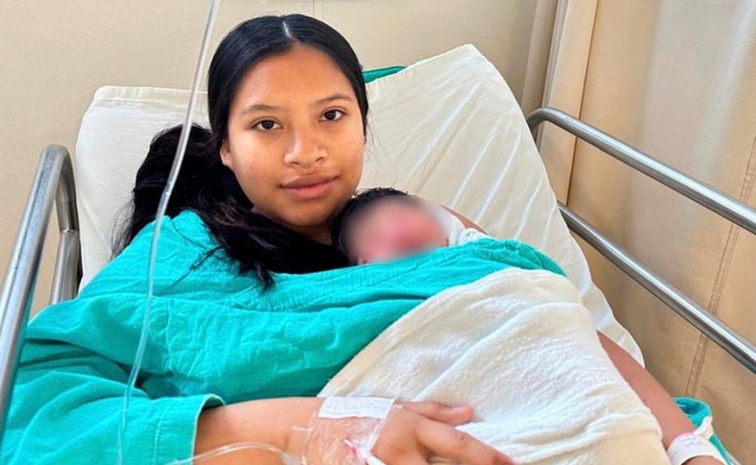 La primera bebé del 2026 en SLP. Foto: Especial