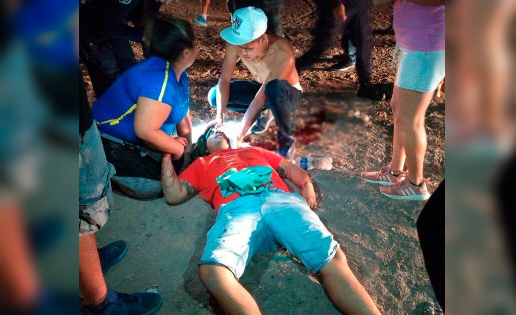 Baile callejero termina en balacera