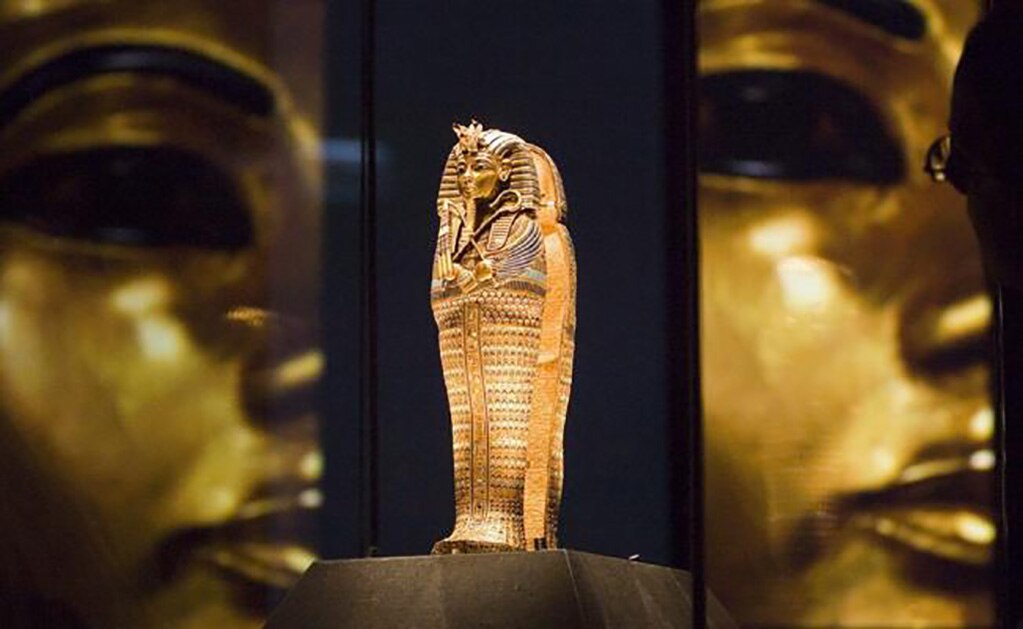 El Gran Museo Egipcio reunirá por primera vez en la historia toda la colección de objetos del faraón. Foto: EFE/Tannen Maury