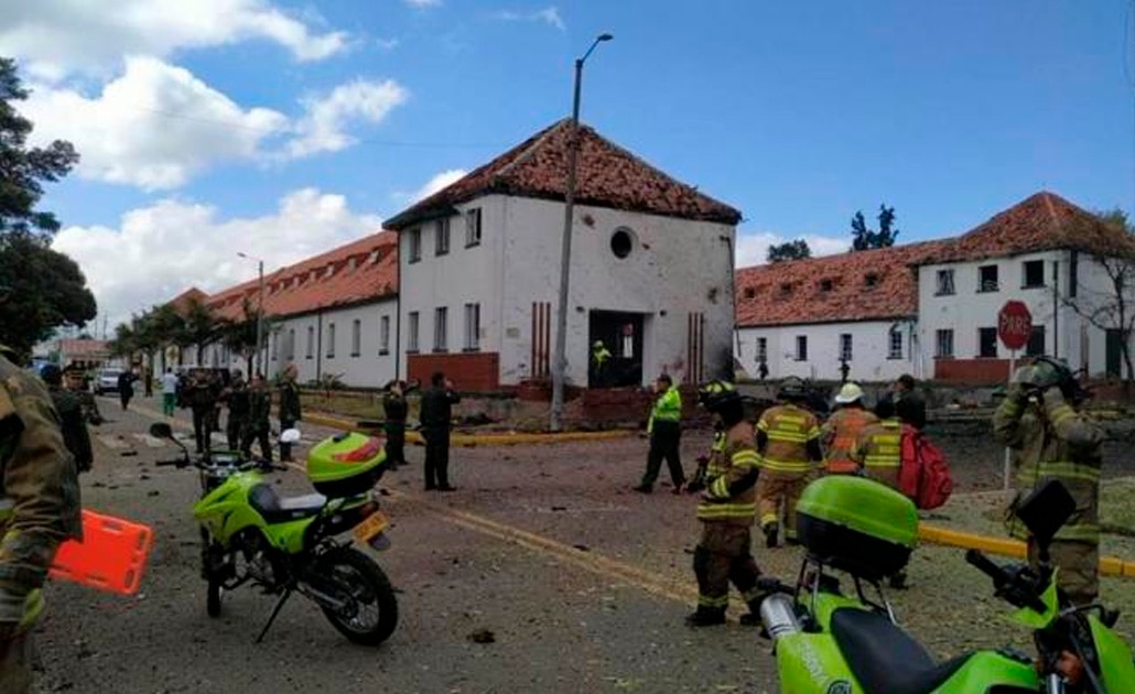 Al menos ocho muertos por explosión en cuartel policial de Bogotá