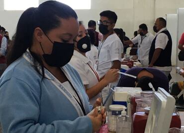 Anuncian segunda dosis contra Covid-19 en la Zona Industrial de SLP