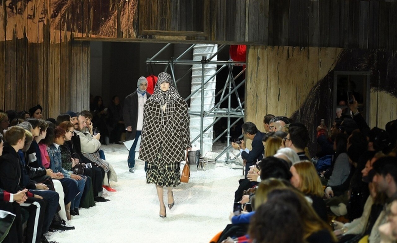 Calvin Klein 205W39NYC durante en la Semana de la Moda en Nueva York. Foto: AFP