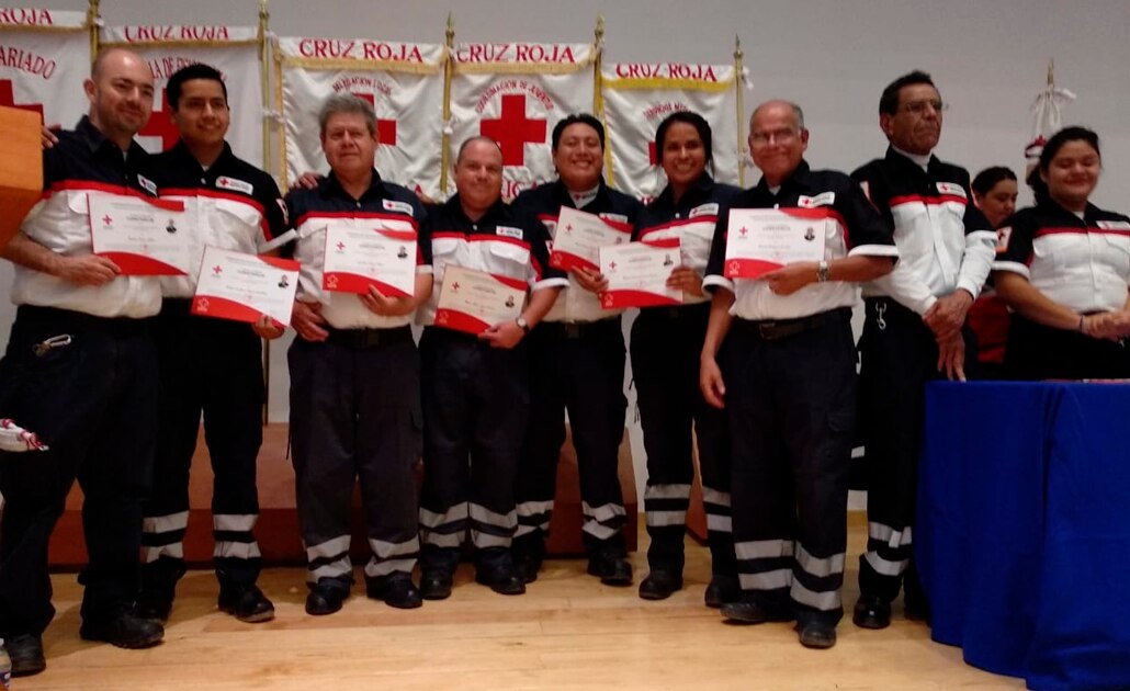 Reconoce Cruz Roja labor del cuerpo de socorristas