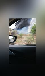 Incendio en recicladora