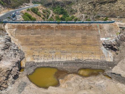 Inician este lunes los trabajos de rehabilitación de la presa El Peaje