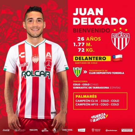 Juan Delgado llega al Necaxa 