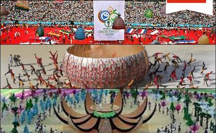  Las últimas tres inauguraciones de las Copas del Mundo