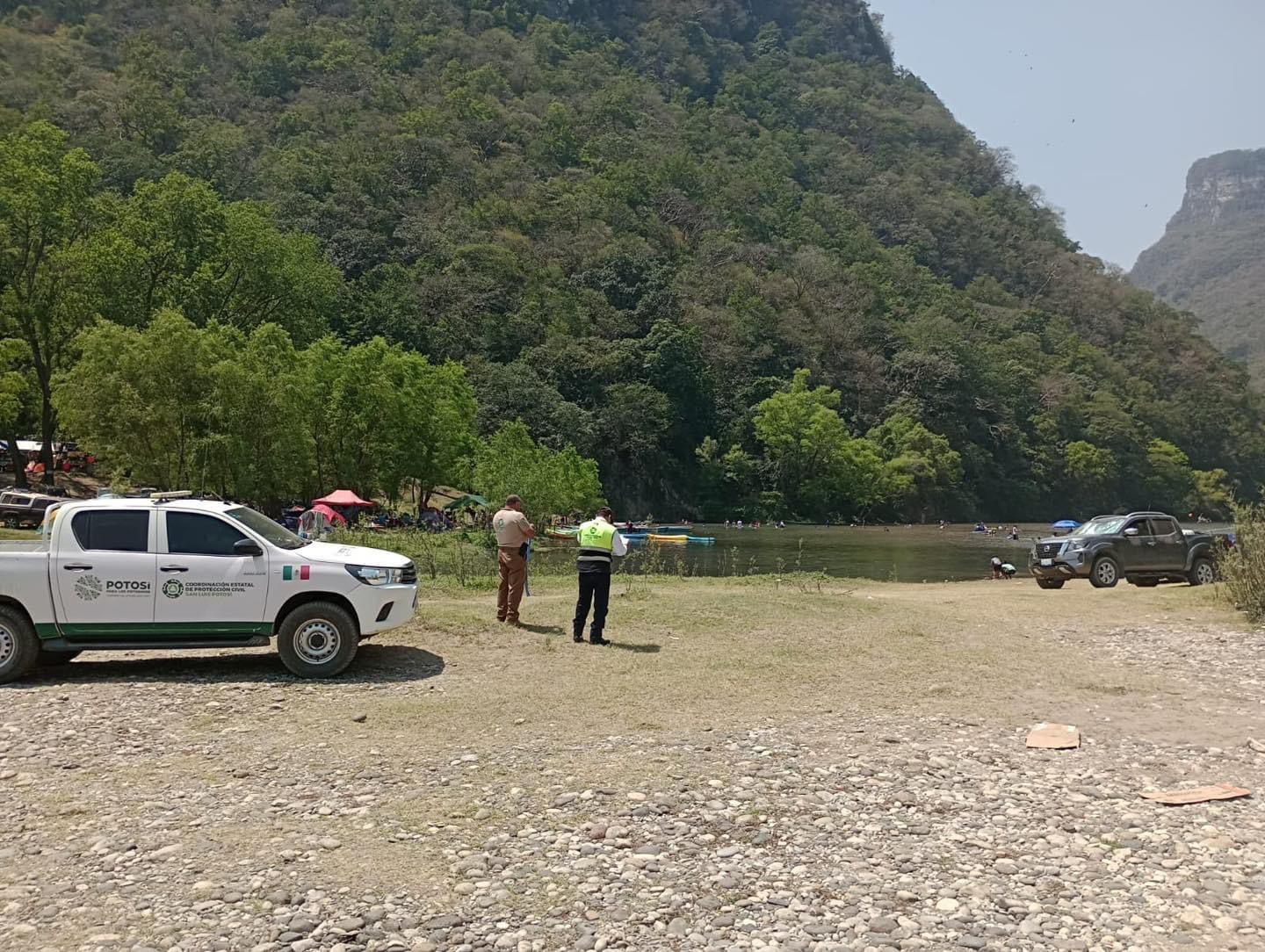 Mueren tres personas ahogadas en parajes de la Huasteca potosina durante Semana Santa