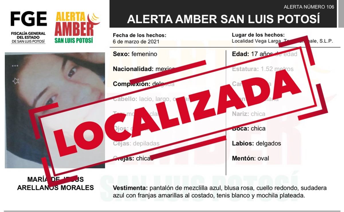 Localizan en Veracruz a adolescente extraviada en Tamazunchale