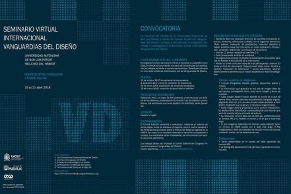 UASLP invita a seminario “Vanguardias del Diseño”