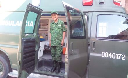 Juan Antonio, el pequeño soldado que enfrenta su primera batalla