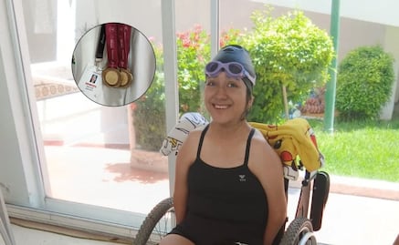 Tania Zolet, la joven potosina que conquista la paranatación en México; busca recursos para dar el salto al podio internacional
