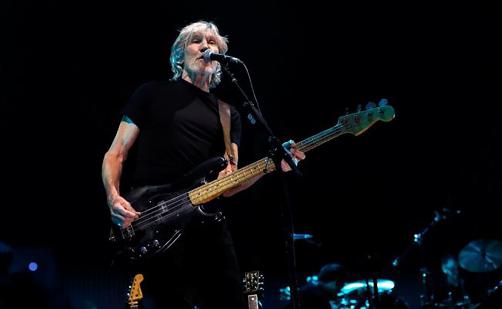 Roger Waters recita en la canción unos versos de Mahmud Darwish. Foto: Reuters/Mario Anzuoni, Archivo