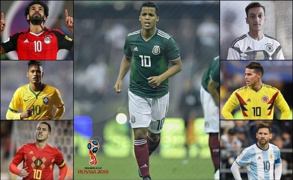 Los '10' de cada selección en el Mundial de Rusia 2018