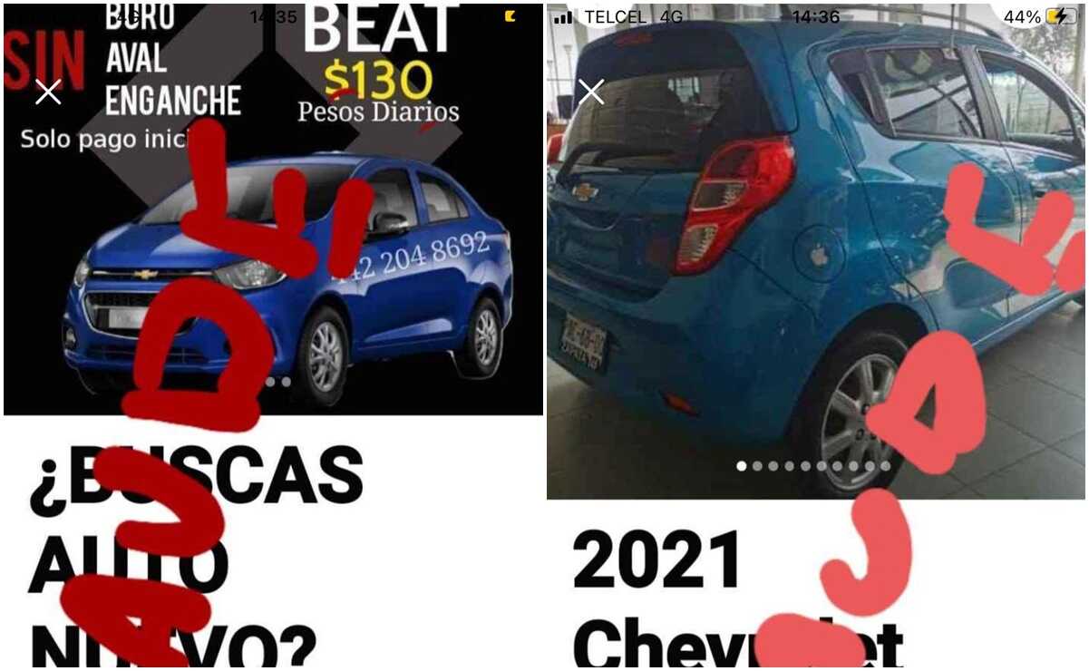 Alertan por fraudes en compra-venta de vehículos a través de redes sociales en SLP. Fotos: Tomadas de Facebook