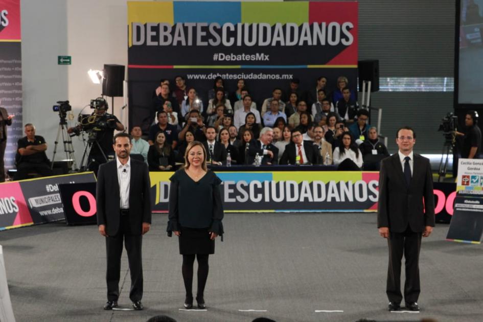 Debate entre candidatos a la presidencia municipal de SLP