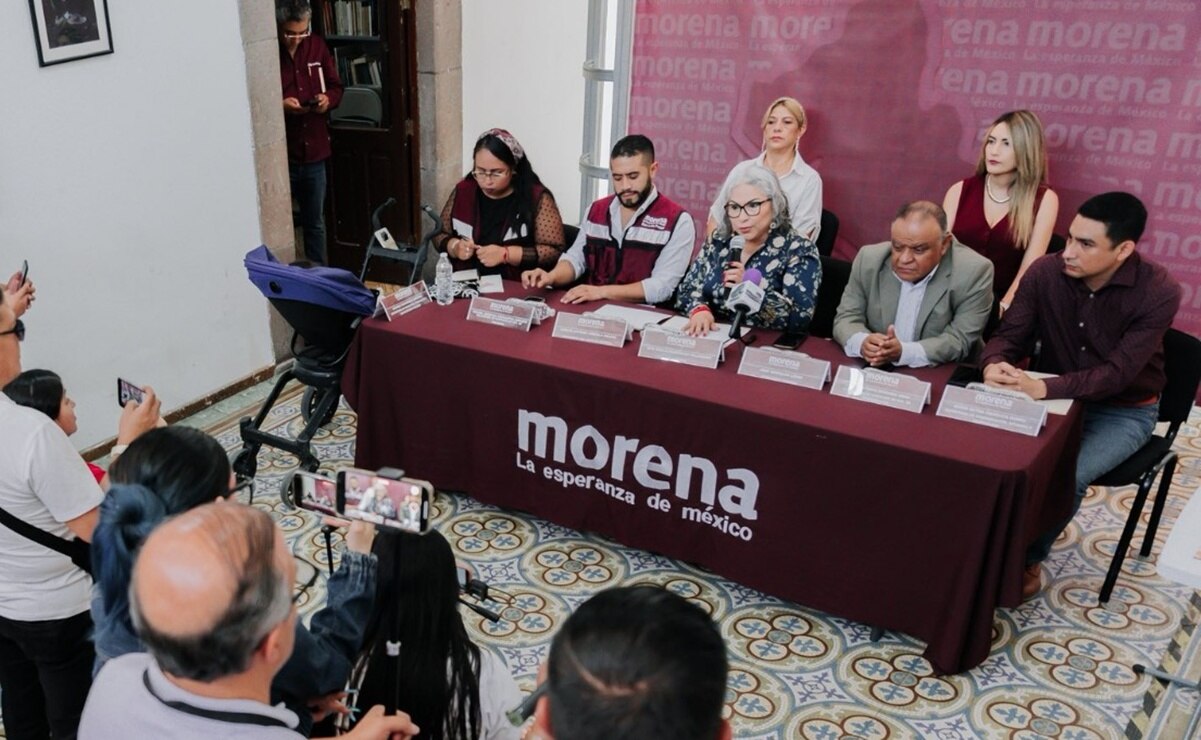 Dirigencia de Morena en SLP anuncia la visita de María Alcalde. Foto: Especial